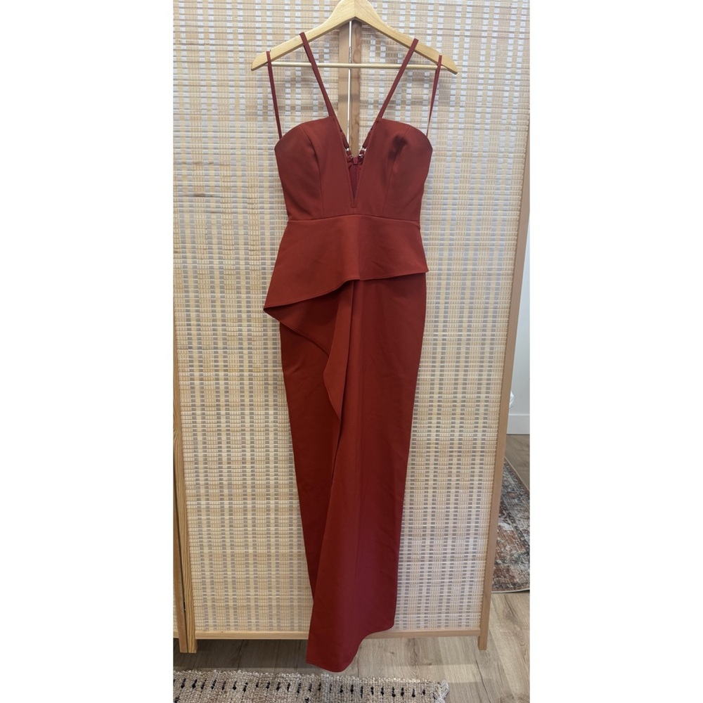 BCBGMaxAzria Rust Maxi Dress
